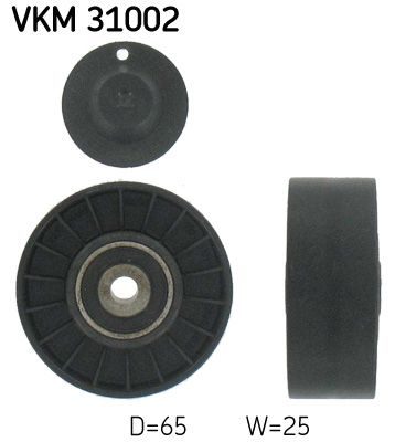 Обвідний ролик ременя приводного SKF VKM31002 - zapix