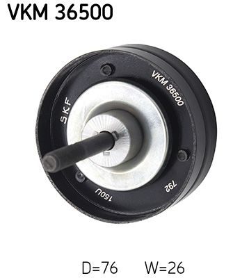 Обвідний ролик ременя приводного SKF VKM36500 - zapix