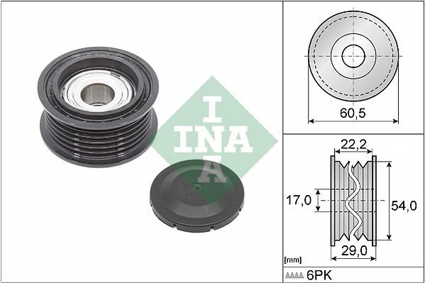 Обвідний ролик ременя приводного SCHAEFFLER INA 532085410 - zapix