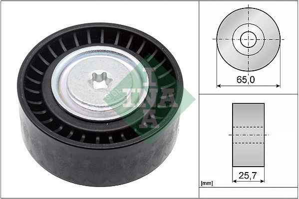 Обвідний ролик ременя приводного SCHAEFFLER INA 532090710 - zapix
