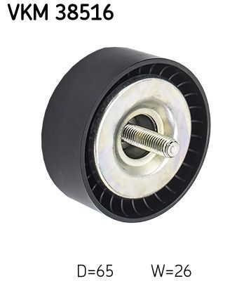 Обвідний ролик ременя приводного SKF VKM38516 - zapix