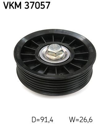 Обвідний ролик ременя приводного SKF VKM37057 - zapix