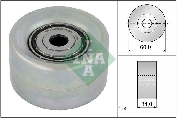 Обвідний ролик ременя приводного SCHAEFFLER INA 532092110 - zapix