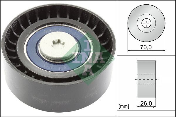 Обвідний ролик ременя приводного SCHAEFFLER INA 532059510 - zapix
