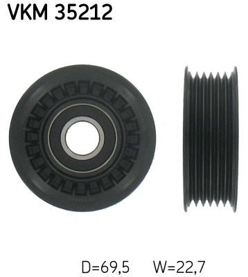 Обвідний ролик ременя приводного SKF VKM35212 - zapix