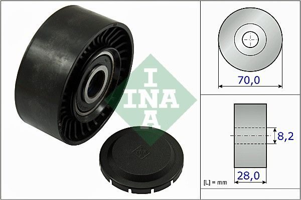 Обвідний ролик ременя приводного SCHAEFFLER INA 532046810 - zapix