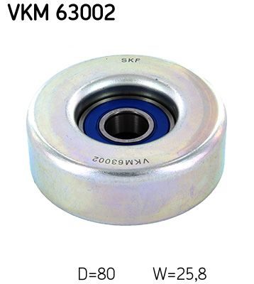 Обвідний ролик ременя приводного SKF VKM63002 - zapix