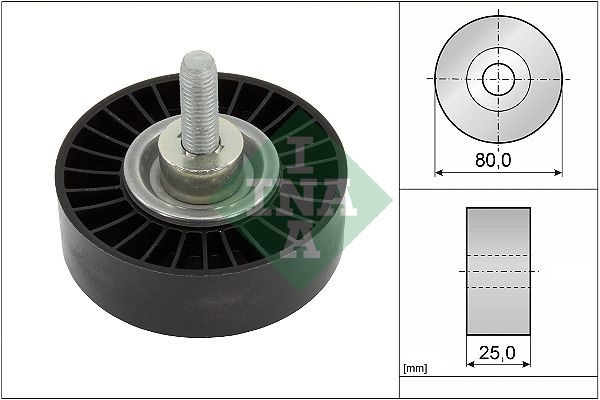 Обвідний ролик ременя приводного SCHAEFFLER INA 532088710 - zapix