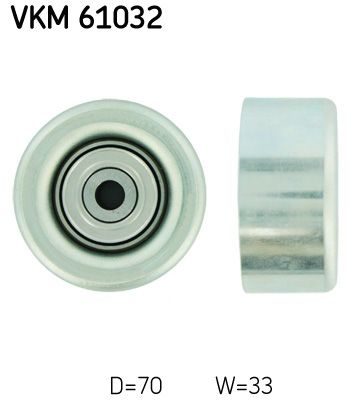 Обвідний ролик ременя приводного SKF VKM61032 - zapix