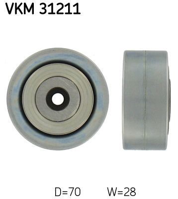 Обвідний ролик ременя приводного SKF VKM31211 - zapix