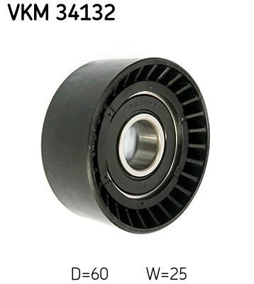 Обвідний ролик ременя приводного SKF VKM34132 - zapix