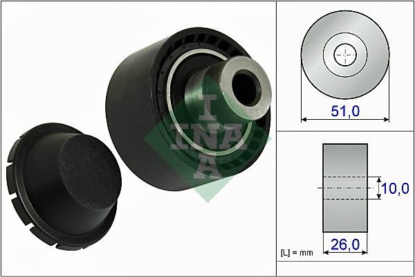 Обвідний ролик ременя приводного SCHAEFFLER INA 532033410 - zapix