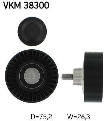 Обвідний ролик ременя приводного SKF VKM38300 - zapix