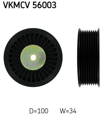 Обвідний ролик ременя приводного SKF VKMCV56003 - zapix