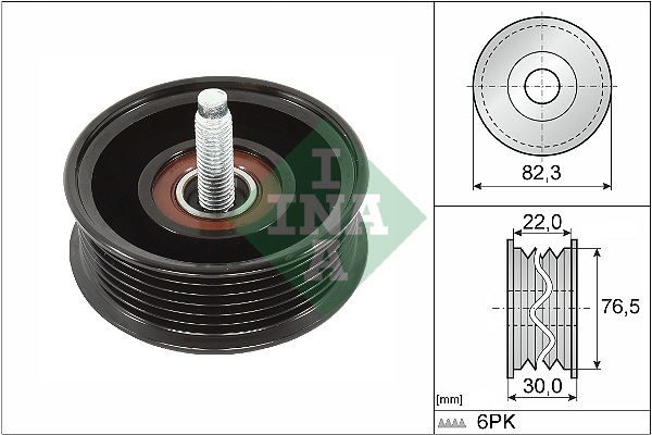 Обвідний ролик ременя приводного SCHAEFFLER INA 532092210 - zapix
