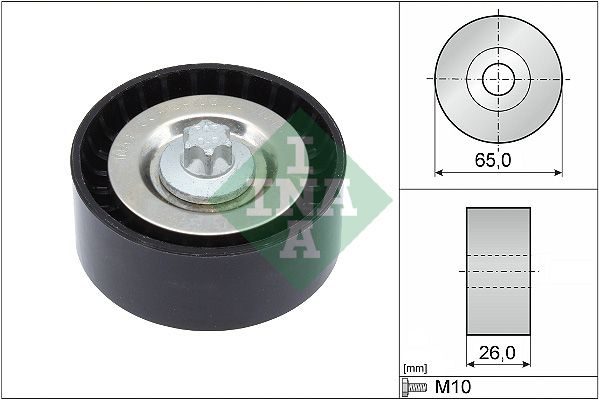 Обвідний ролик ременя приводного SCHAEFFLER INA 532057010 - zapix