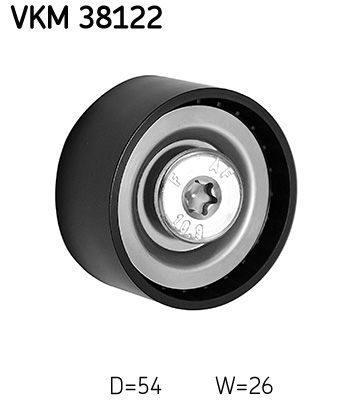 Обвідний ролик ременя приводного SKF VKM38122 - zapix