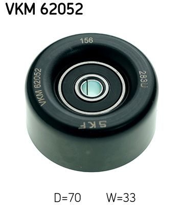Обвідний ролик ременя приводного SKF VKM62052 - zapix