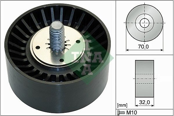 Обвідний ролик ременя приводного SCHAEFFLER INA 532073510 - zapix