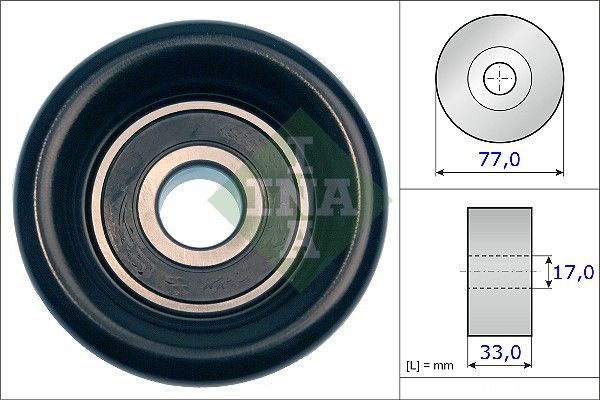 Обвідний ролик ременя приводного SCHAEFFLER INA 532056810 - zapix