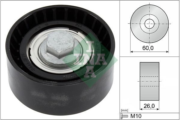 Обвідний ролик ременя приводного SCHAEFFLER INA 532086810 - zapix