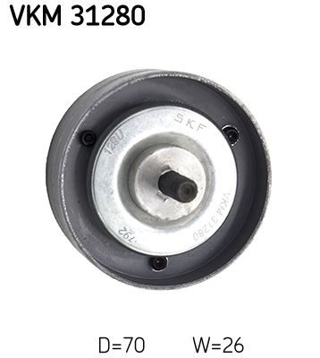 Обвідний ролик ременя приводного SKF VKM31280 - zapix