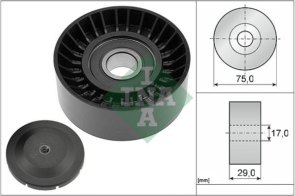 Обвідний ролик ременя приводного SCHAEFFLER INA 532053610 - zapix