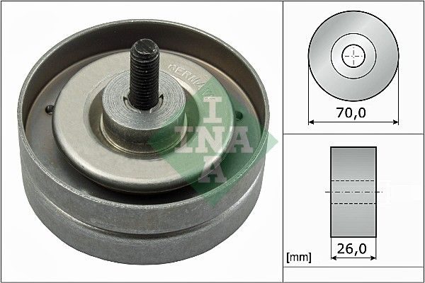 Обвідний ролик ременя приводного SCHAEFFLER INA 532078910 - zapix