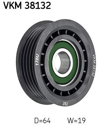 Обвідний ролик ременя приводного SKF VKM38132 - zapix