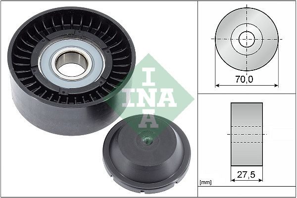 Обвідний ролик ременя приводного SCHAEFFLER INA 532061010 - zapix