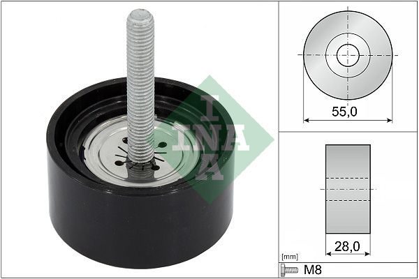 Обвідний ролик ременя приводного SCHAEFFLER INA 532086910 - zapix