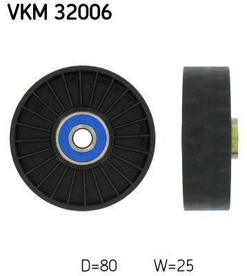 Обвідний ролик ременя приводного SKF VKM32006 - zapix
