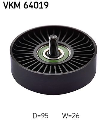 Обвідний ролик ременя приводного SKF VKM64019 - zapix