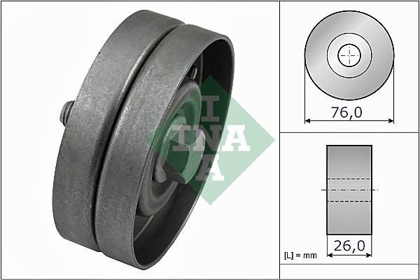 Обвідний ролик ременя приводного SCHAEFFLER INA 532032630 - zapix