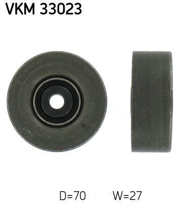 Обвідний ролик ременя приводного SKF VKM33023 - zapix