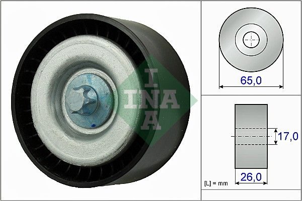 Обвідний ролик ременя приводного SCHAEFFLER INA 532077710 - zapix