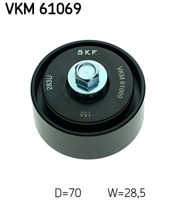 Обвідний ролик ременя приводного SKF VKM61069 - zapix