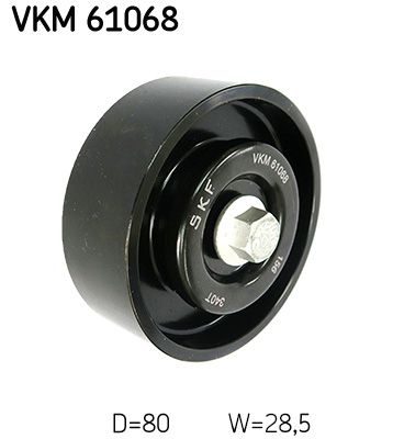Обвідний ролик ременя приводного SKF VKM61068 - zapix