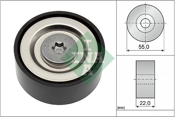 Обвідний ролик ременя приводного SCHAEFFLER INA 532072010 - zapix