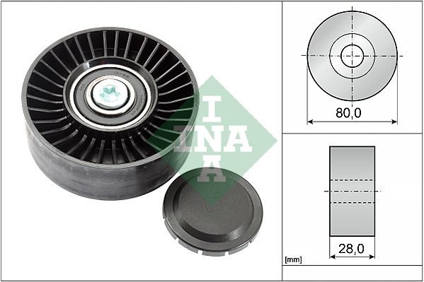 Обвідний ролик ременя приводного SCHAEFFLER INA 532051510 - zapix