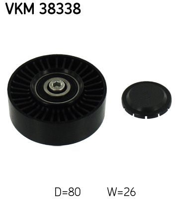 Обвідний ролик ременя приводного SKF VKM38338 - zapix