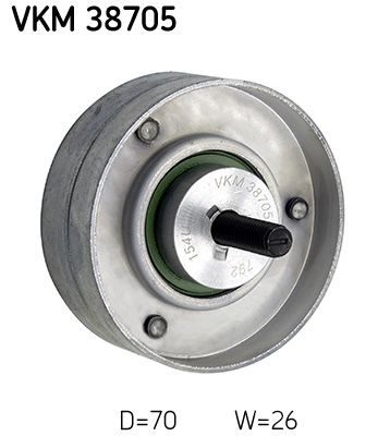 Обвідний ролик ременя приводного SKF VKM38705 - zapix