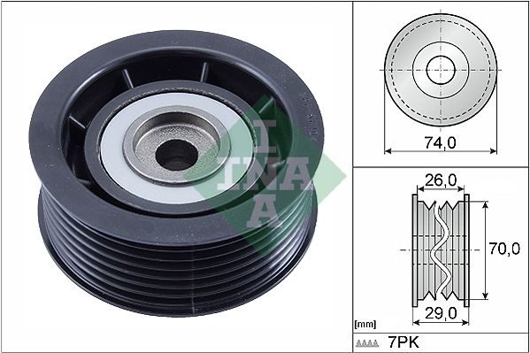Обвідний ролик ременя приводного SCHAEFFLER INA 532084010 - zapix