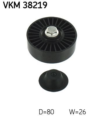 Обвідний ролик ременя приводного SKF VKM38219 - zapix