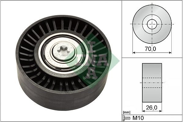 Обвідний ролик ременя приводного SCHAEFFLER INA 532050510 - zapix