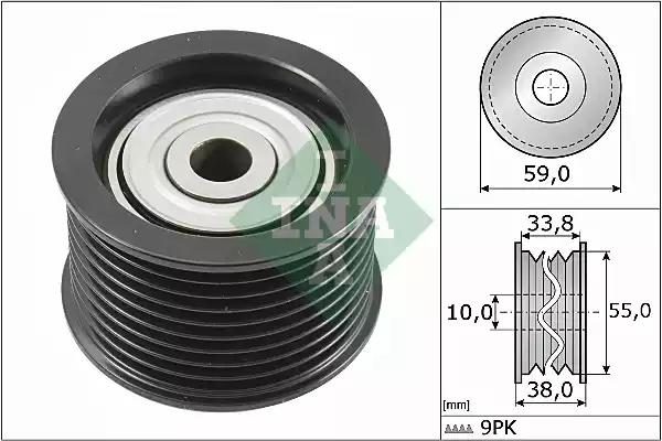 Обвідний ролик ременя приводного SCHAEFFLER INA 532079110 - zapix