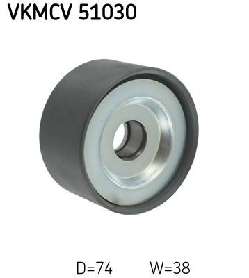 Обвідний ролик ременя приводного SKF VKMCV51030 - zapix