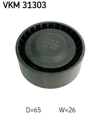 Обвідний ролик ременя приводного SKF VKM31303 - zapix