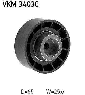Обвідний ролик ременя приводного SKF VKM34030 - zapix