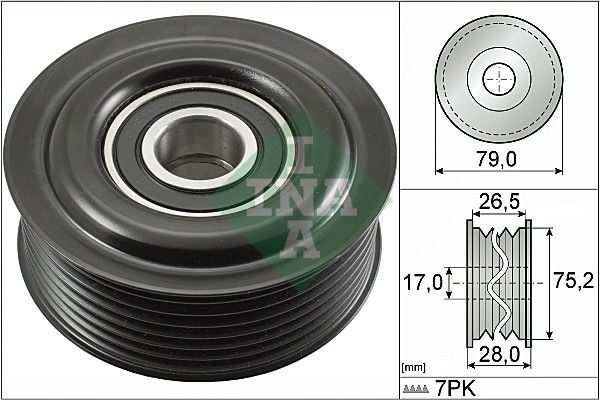 Обвідний ролик ременя приводного SCHAEFFLER INA 532060910 - zapix